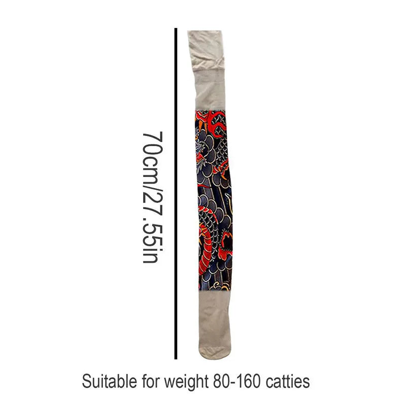 Japanese Floral Tattoo Single Leg Stocking – Unisex Tattoo Leg Stocking Nixie