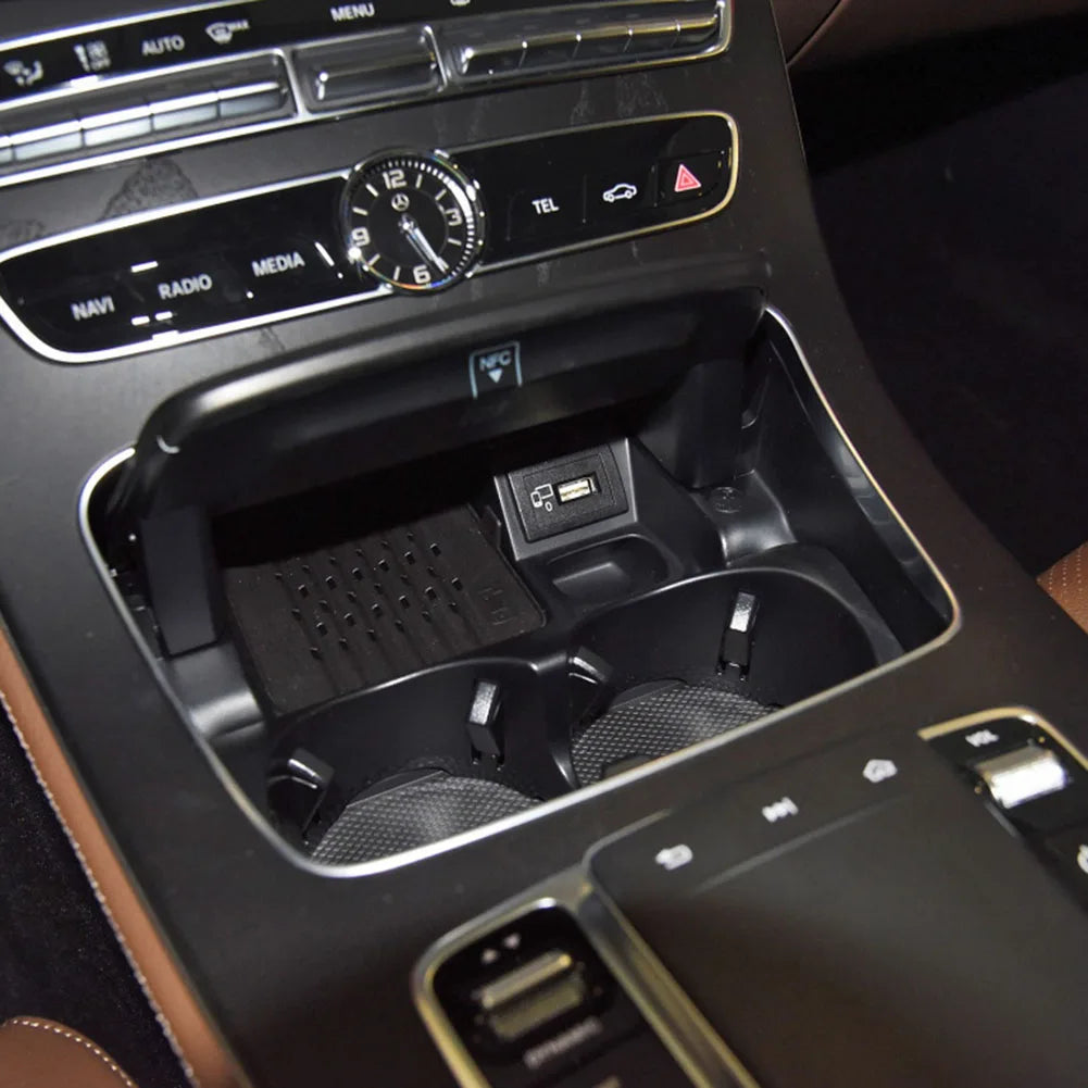 Chrome Cup Holder Ashtray Trim Strip – Mercedes E Class W213 2015-2020 Interior Trim Strip Nixie
