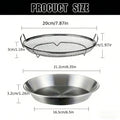 20cm Stainless Steel Oil Filter Strainer Basket with Handle Kitchen Strainer Basket Nixie 2PCS
