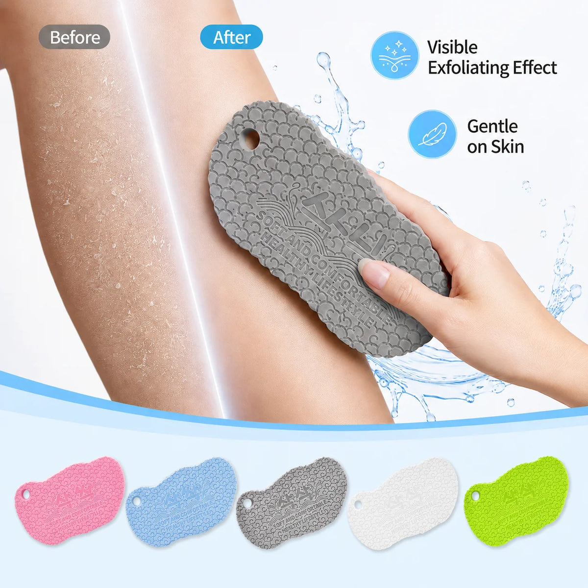 Children's Soft 3D Bath Sponge – Gentle Exfoliating Scrubber