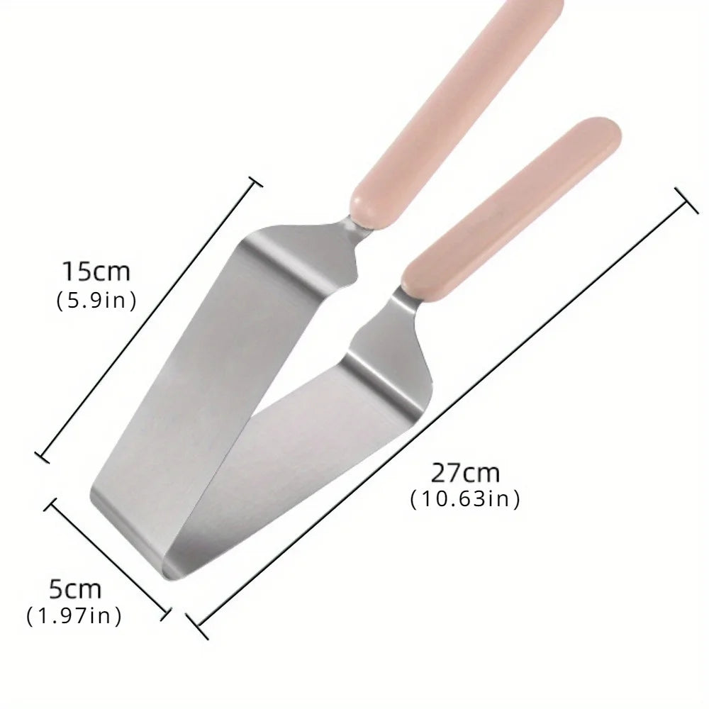 Stainless Steel Cake Dividing Knife & Triangle Cutting Clip Cake Dividing Tool Nixie