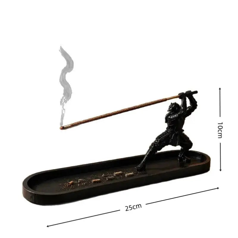 Samurai Incense Holder with Ash Catcher | Zen Home Decor