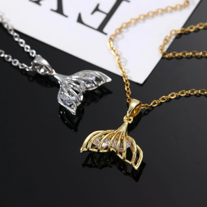 Luxury Ocean Pendant Necklace for Women – Gold Plated Pendant Necklace Nixie