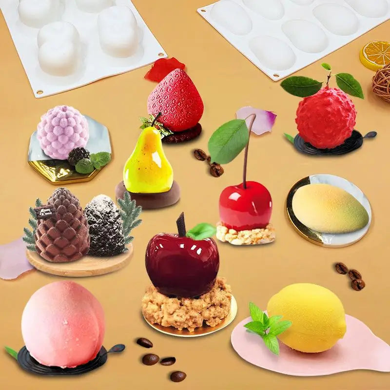 Mango Silicone Cake Mold – Flexible Mousse & Dessert Baking Tray Silicone Cake Mold Nixie