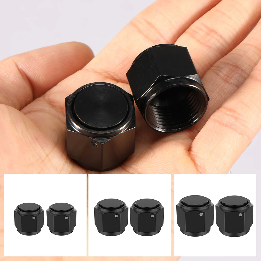 2Pcs AN Flare Cap Aluminum 8AN 10AN 12AN Fitting Cover AN Fitting Caps Nixie