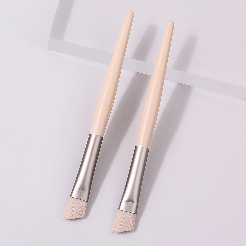 2PCS Ultra Thin Angled Eyebrow & Eyeliner Brush Set Makeup Brush Set Nixie Default Title