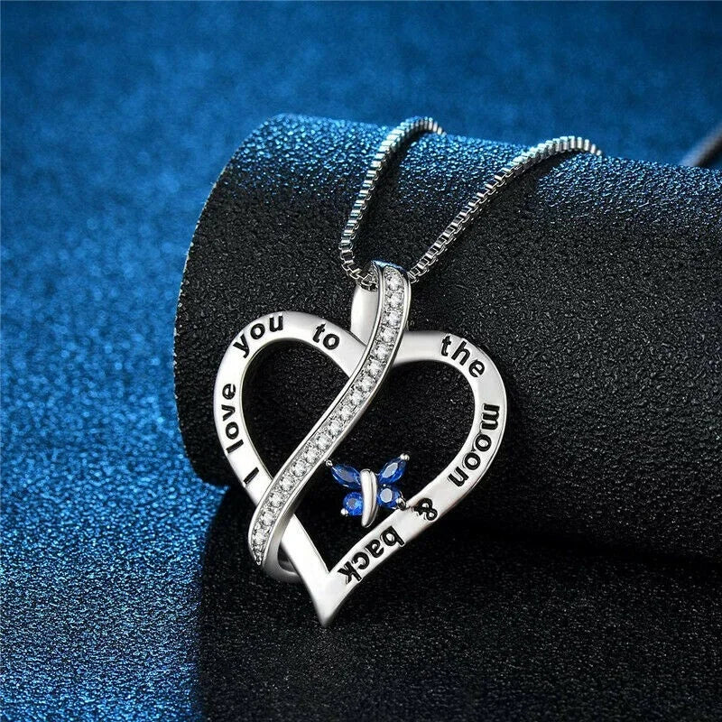 Mother Forever Friend Love Heart Necklace – Mother's Day Gift Pendant Necklace Nixie