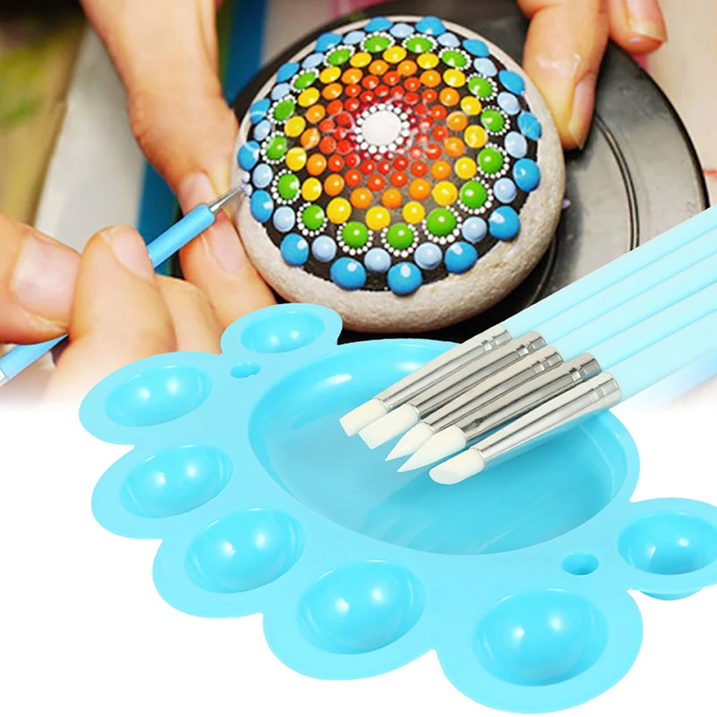 Mandala Dotting Tools Kit – Rock Painting Pens & Stencils Mandala Art Tool Kit Nixie