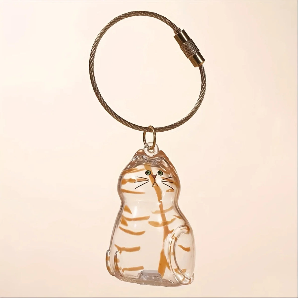 Dog Hair Keepsake Storage Pendant Keychain | Pet Gift Pet Keepsake Keychain Nixie 05