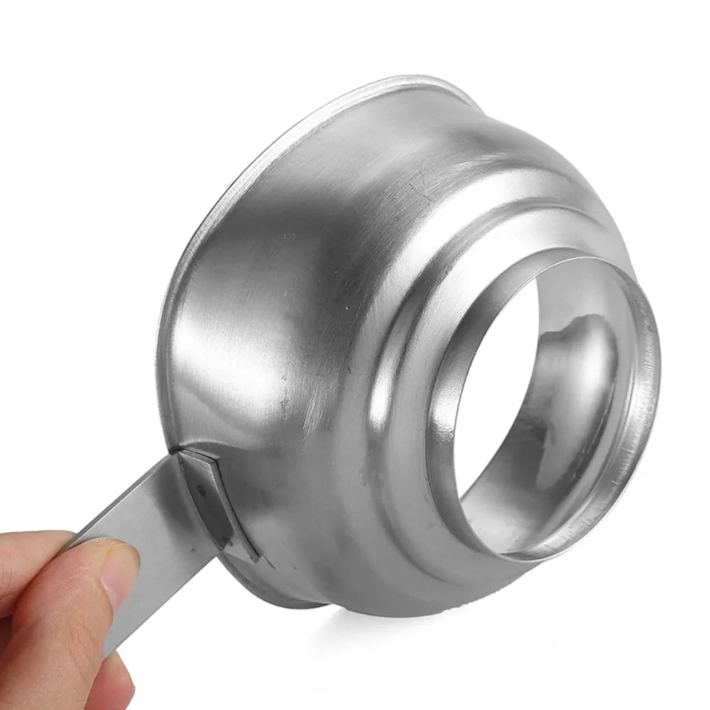 Stainless Steel Wide Mouth Canning Funnel with Handle Kitchen Funnel Nixie