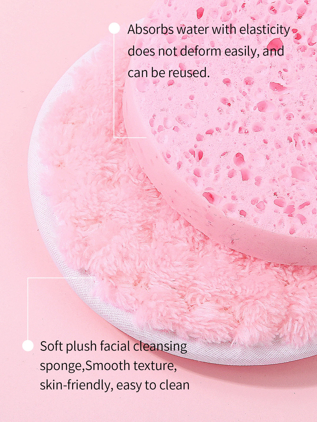 3-in-1 Facial Cleansing Kit – Silicone Brush, Sponge & Puff
