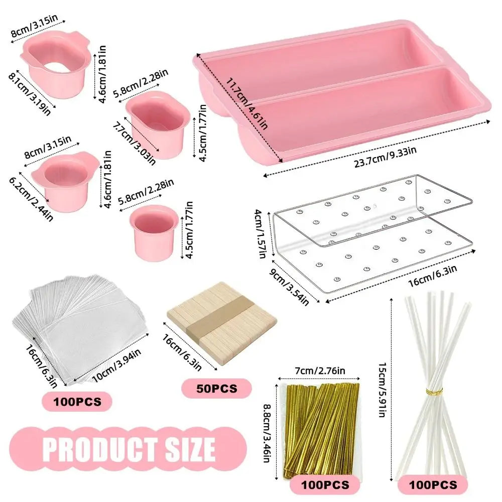 Cake Pop Mold Set with Acrylic Stand – Complete Baking Kit Cake Pop Mold Set Nixie