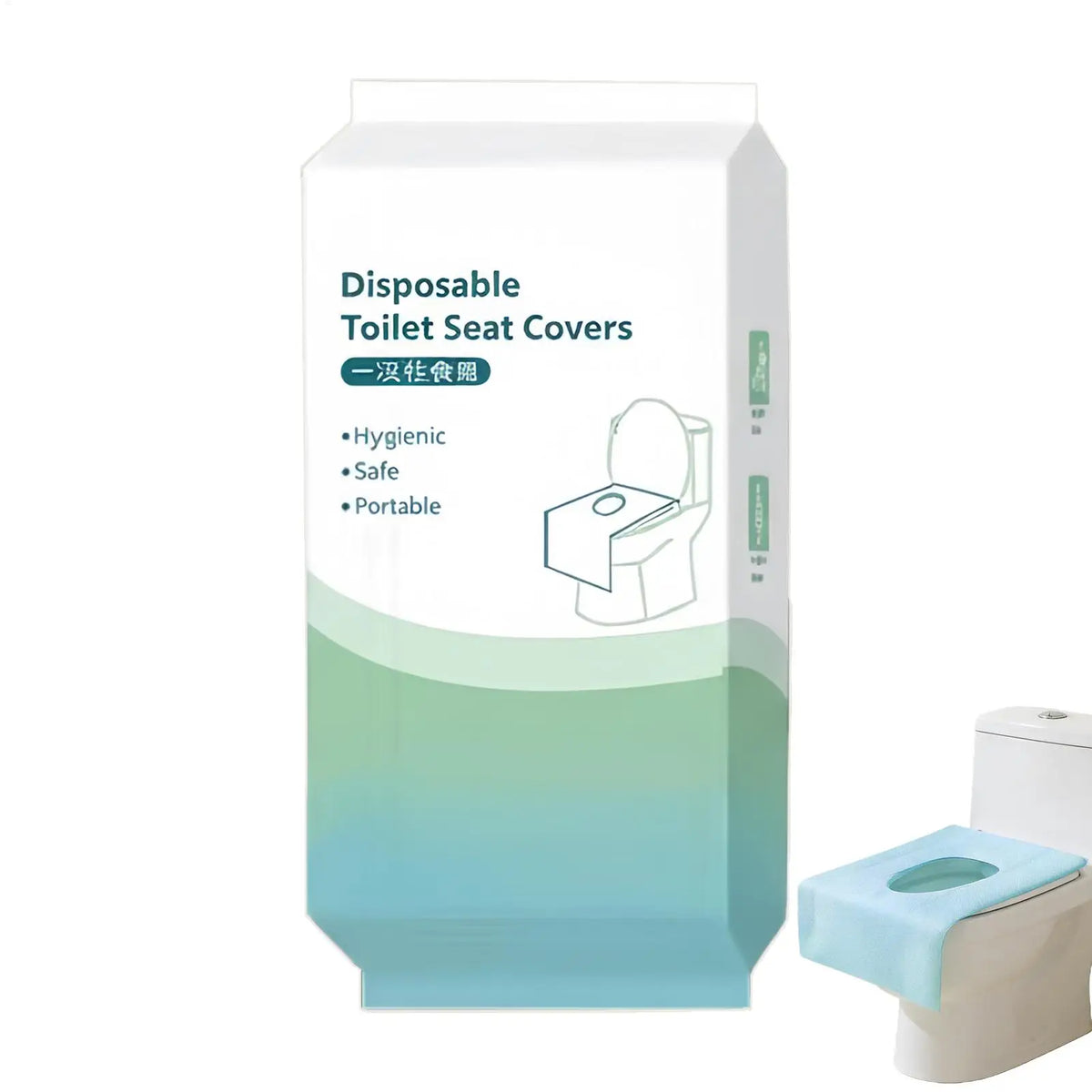 Disposable Toilet Seat Covers 10/30 Pack – Travel & Waterproof Disposable Toilet Cover Nixie