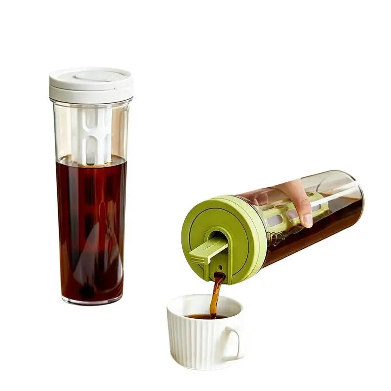 1L Cold Brew Coffee Maker & Fruit Infuser Bottle | BPA-Free Cold Brew Infuser Bottle Nixie