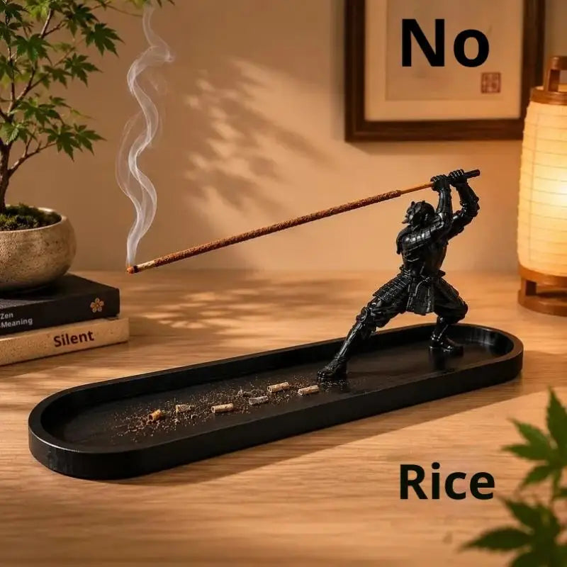 Samurai Incense Holder with Ash Catcher | Zen Home Decor