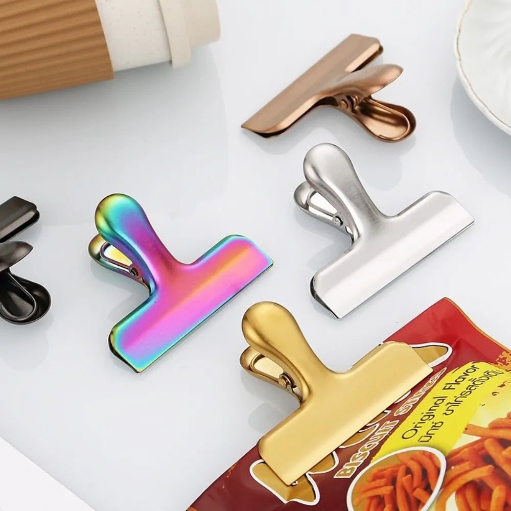 Stainless Steel Mini Food Sealing Clip – Snack Bag Sealer