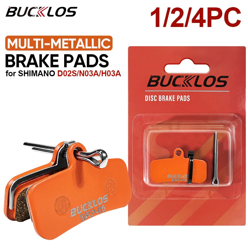 BUCKLOS MTB Disc Brake Pads Shimano D02S N03A M8020 M9120 Disc Brake Pads Nixie