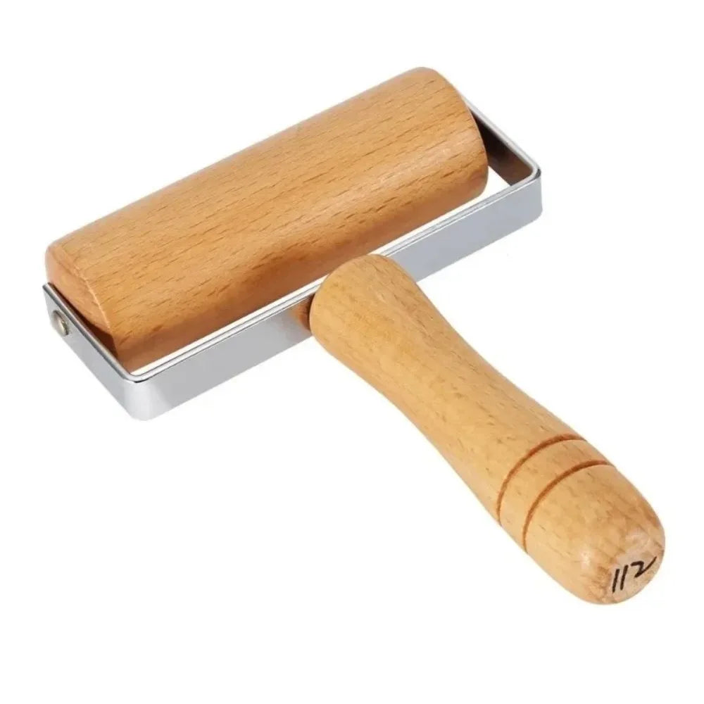 Wooden Rolling Pin Solid Wood Pastry Roller – Pizza & Dumplings