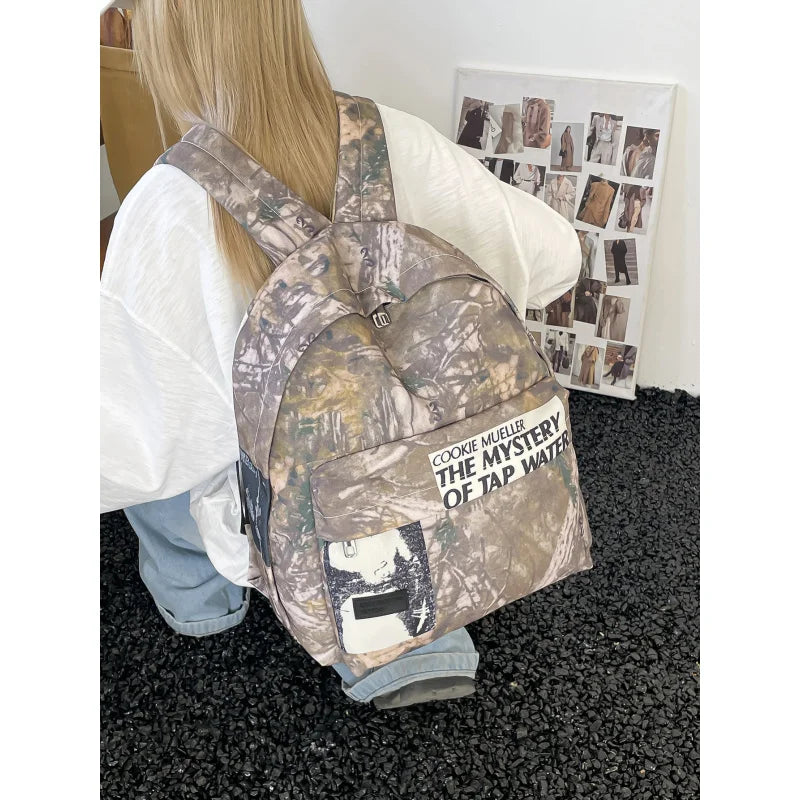 Large Waterproof Nylon Backpack – Unisex Travel & School Bag Waterproof Backpack Nixie
