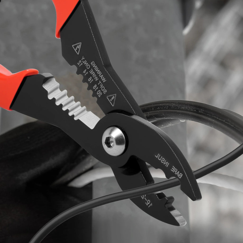 4-in-1 Wire Stripper & Crimping Tool | Anti-Slip Handle Wire Stripper Tool Nixie
