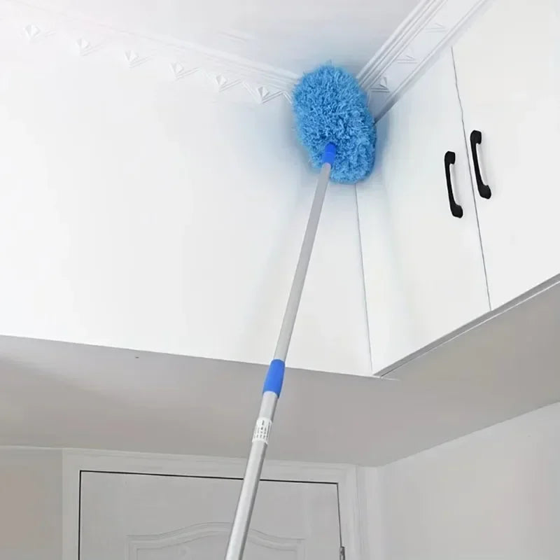 Ceiling Fan Duster Ring Shape Telescoping Long Handle Brush