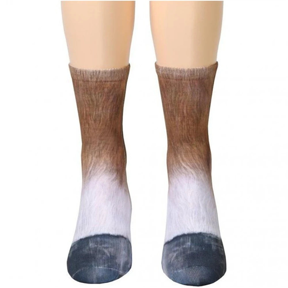 Funny Animal Print Kawaii Cotton Socks – Unisex Novelty Socks Novelty Socks Nixie