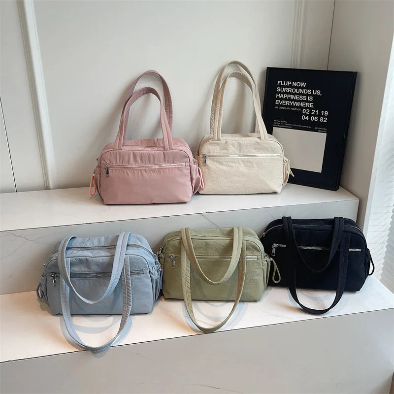 Women's Large Capacity Nylon Shoulder Bag – Casual Handbag Shoulder Handbag Nixie