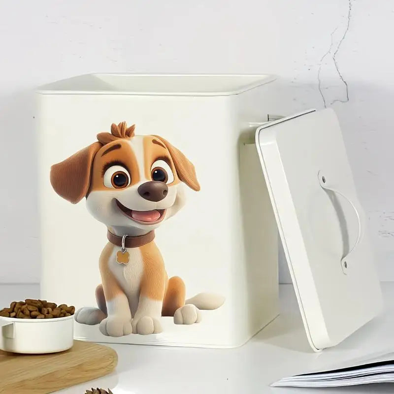 Waterproof Cat & Dog Food Container Stickers – PVC Decals Pet Decor Sticker Nixie