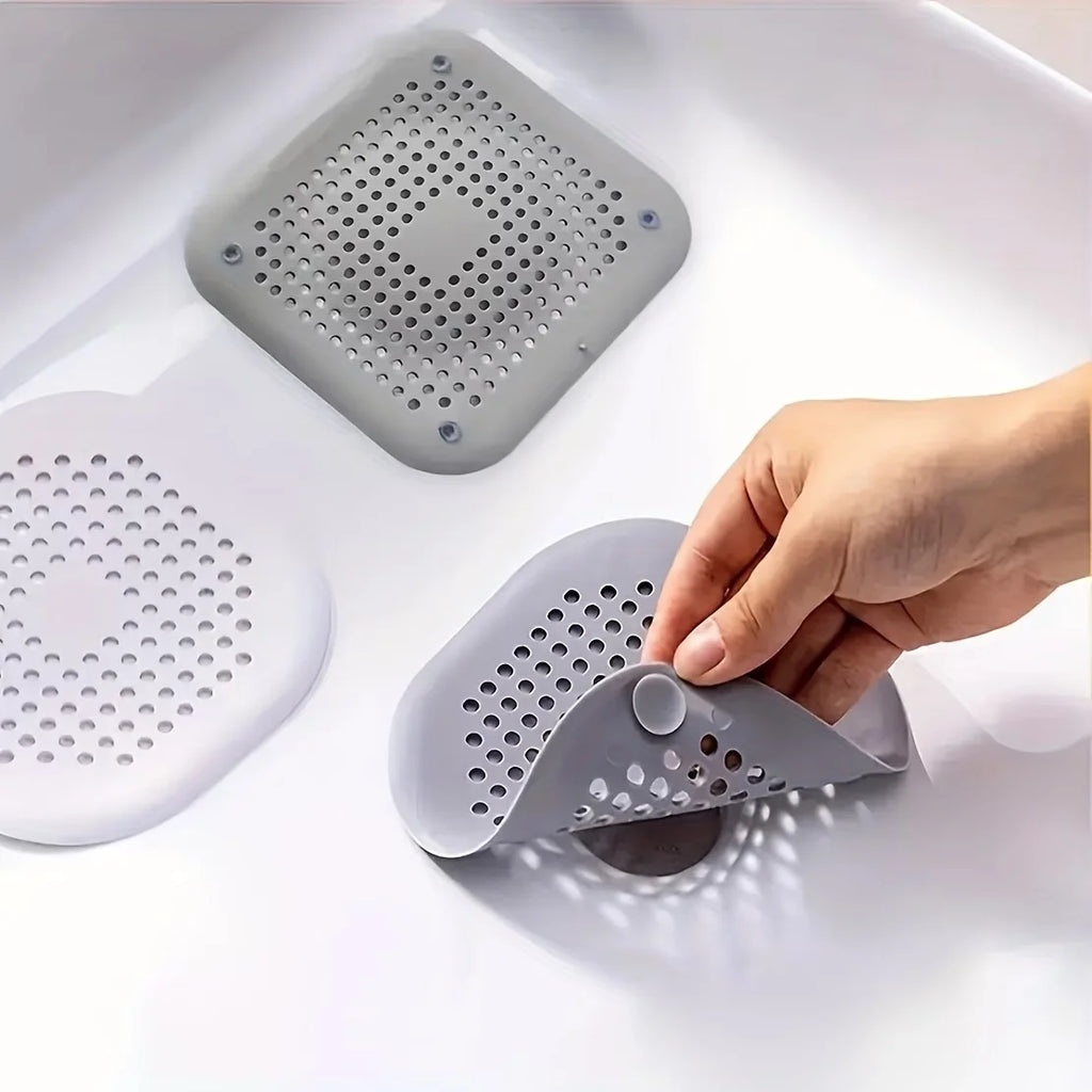 Sink & Bathtub Drain Cover Filter – Anti-Clog Debris Catcher