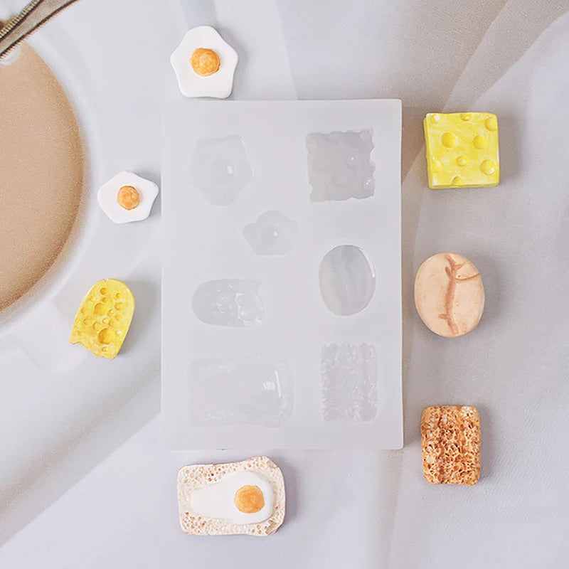 Mini Silicone Mold for Clay Resin DIY Dollhouse Miniatures Silicone Craft Mold Nixie