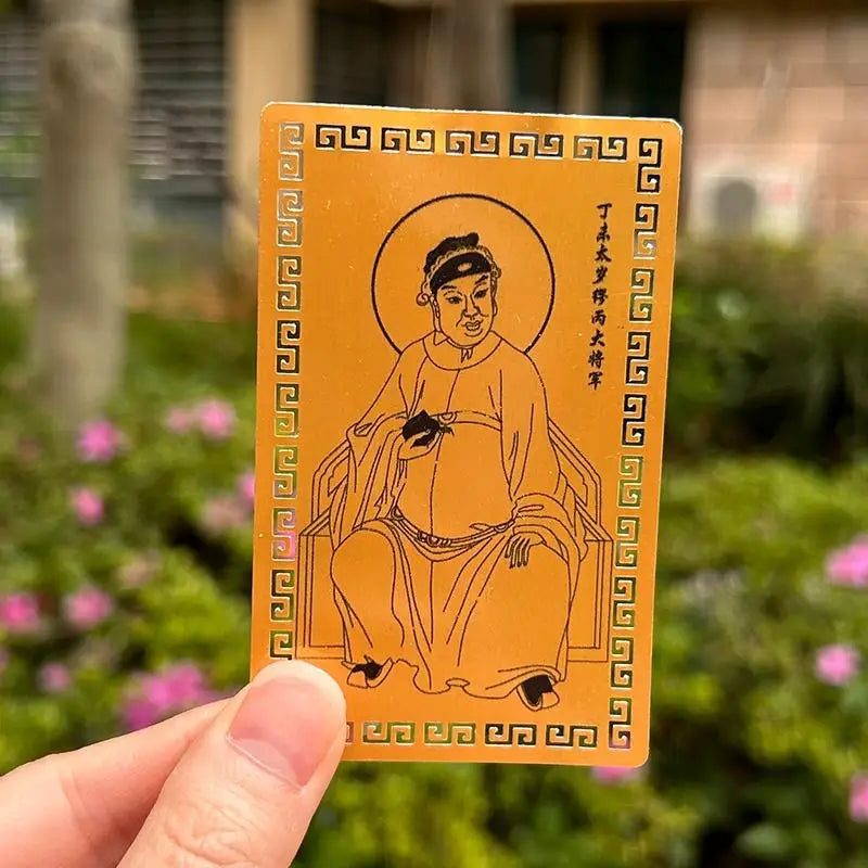 2027 Tai Sui Feng Shui Gold Talisman Card – Wealth & Protection Feng Shui Talisman Nixie