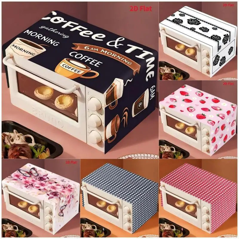 Microwave Oven Dust Cover 85x35cm – Waterproof & Oil-Proof Appliance Dust Cover Nixie