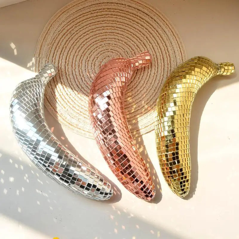 Miniature Fruit Disco Ball Mosaic Glass Ornament | Decor Decorative Sculpture Nixie