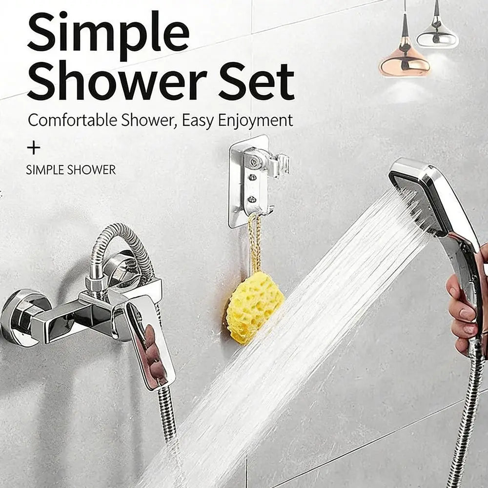 Chrome Alloy Shower Faucet G1/2 Hot Cold Wall Mount Tub Mixer Shower Faucet Nixie