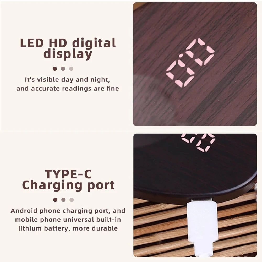 Portable Digital Pocket Scale – Rechargeable 0.1g Gram Scale Digital Pocket Scale Nixie