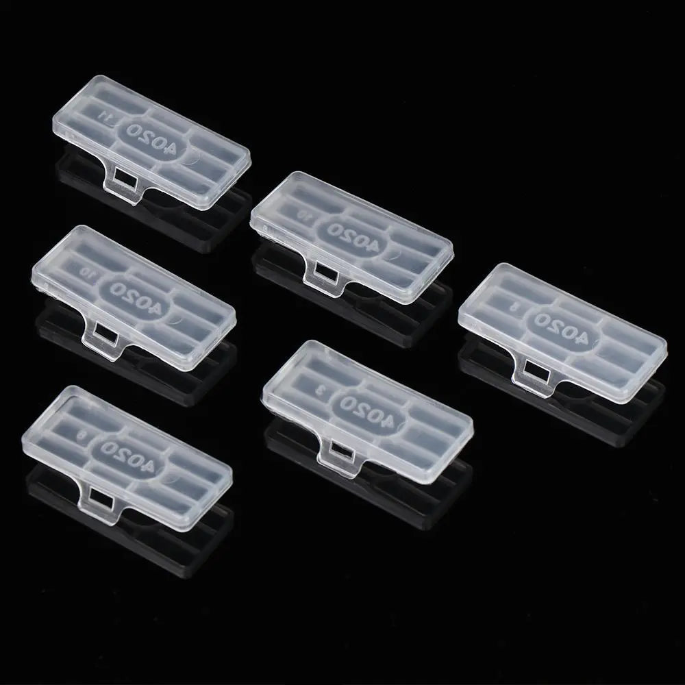 50Pcs Waterproof Transparent Cable Label Tag Boxes – Nylon Cable Label Tags Nixie