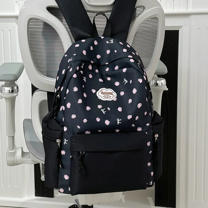 Japanese Style Large Capacity Nylon Student Backpack | Nixie Student Backpack Nixie