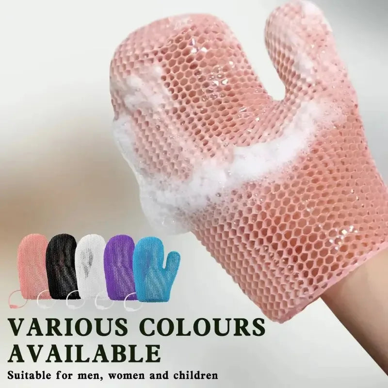 Honeycomb TPU Exfoliating Shower Glove – Quick-Dry Scrubber Exfoliating Shower Glove Nixie