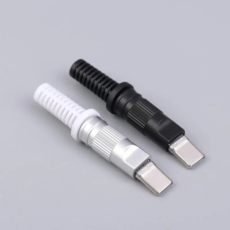 USB 3.1 24-Pin Type-C Male Solder Plug DIY Repair 2/5 Pack USB-C Solder Connector Nixie