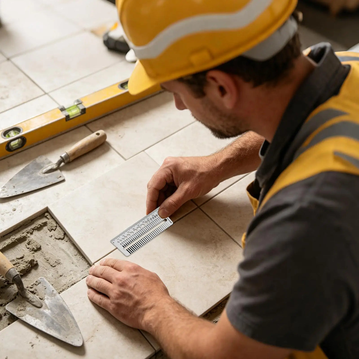 Stainless Steel Crack Gauge Ruler | Portable Gap Width Tool