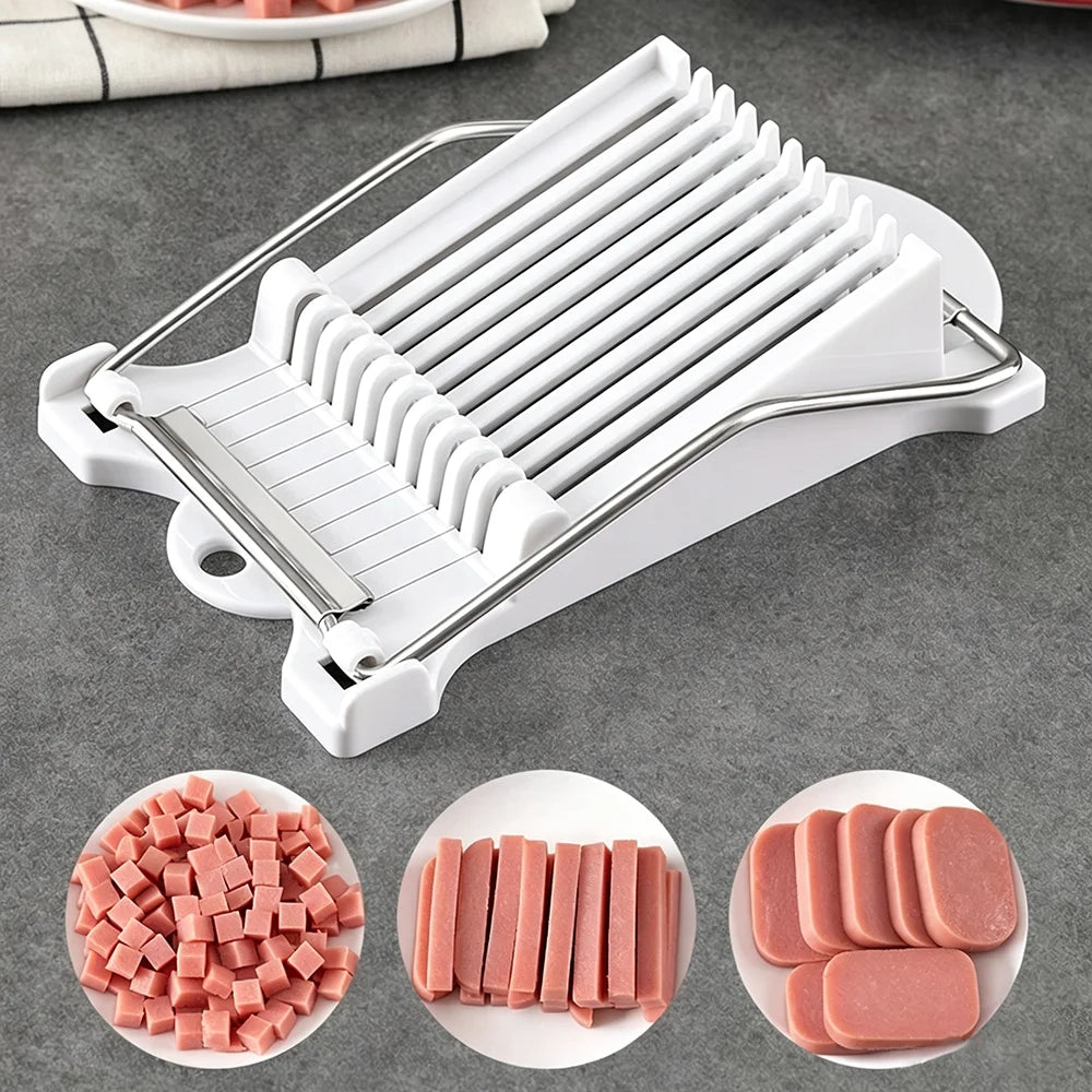 Stainless Steel Manual Wire Slicer – 10 Wires, Adjustable Thickness Manual Wire Slicer Nixie