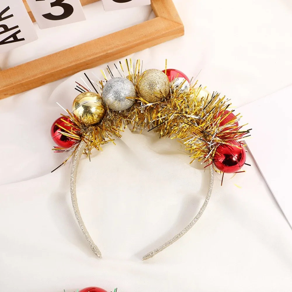 Christmas Colorful Ball Headband – Festive Holiday Hair Accessory Holiday Hair Headband Nixie