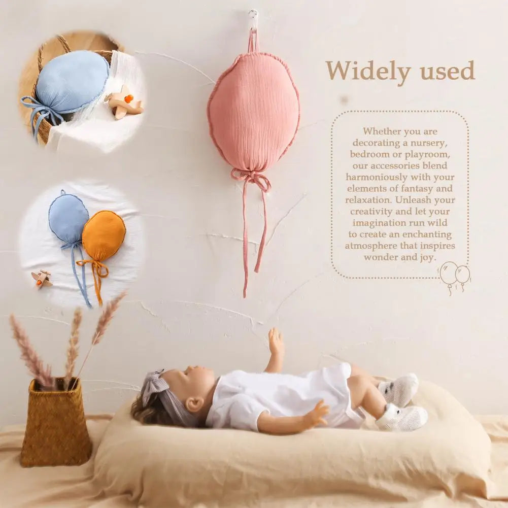 Fabric Balloon Wall Hanging – Nursery & Kids Room Decor Wall Hanging Decor Nixie