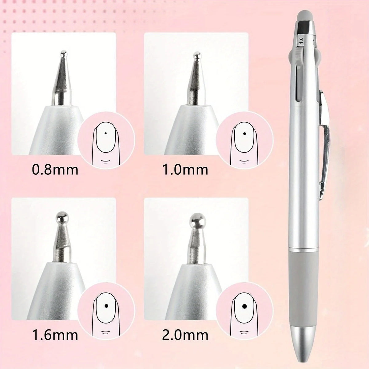 5-in-1 Nail Dotting Pen Set | Ballpoint Nail Art Tool