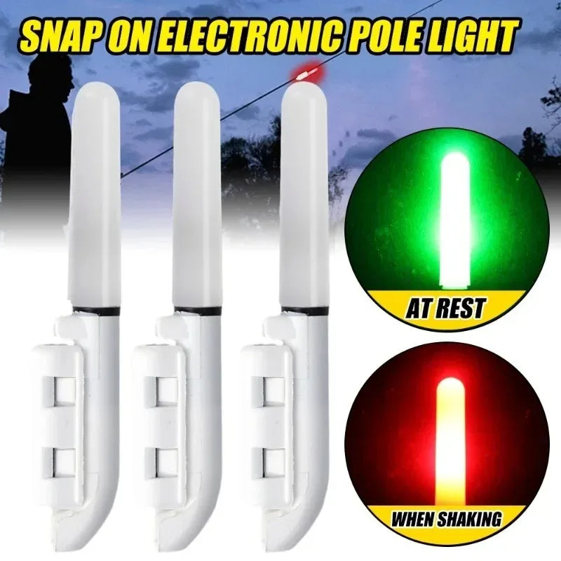 2PCS Electronic Luminous Fishing Float – Color-Changing Bite Alert Electronic Fishing Float Nixie