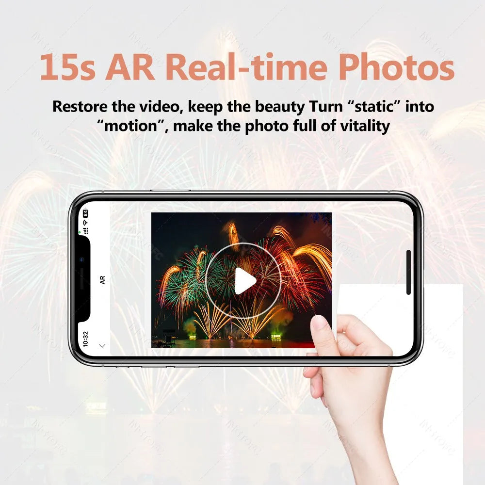HPRT CP4100 Wireless 4x6 Photo Printer | Sublimation 300dpi Photo Printer Nixie