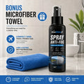 Motorcycle Helmet Anti-Fog Spray | Durable Nano Coating Helmet Anti-Fog Spray Nixie 100ml x towel