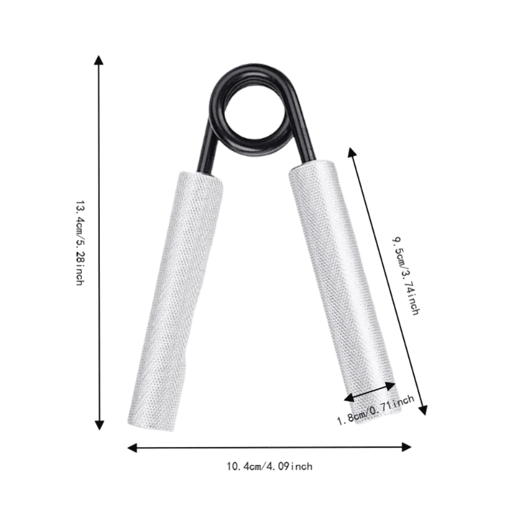 2pc Hand Grip Strengthener 150LB & 200LB Aluminum Forearm Trainer Hand Grip Strengthener Nixie