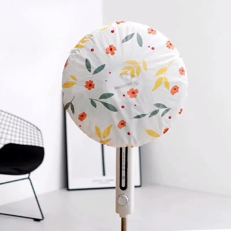 Round Head Electric Fan Dust Cover – Dustproof & Waterproof Fan Protective Cover Nixie