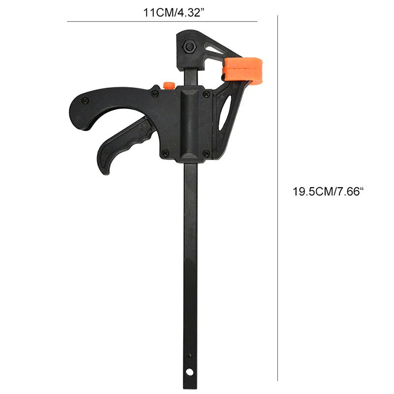 Mini 4" F-Clamp Quick Ratchet Release Woodworking DIY Tool Woodworking Clamp Nixie